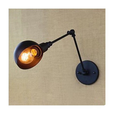 Lámpara de pared de hierro forjado con brazo largo para balcón, escalera, pasillo, restaurante, bar, creativa, contratada. Lámpara de pared de hierro forjado con brazo largo para balcón, escalera, pasillo, restaurante, bar, creativa, contratada.