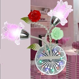 Lámparas de pared de cristal creativas, contemporáneas y contraídas.