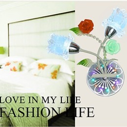 Lámparas de pared de cristal creativas, contemporáneas y contraídas.