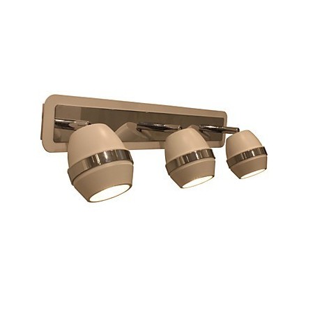 Lámparas de pared modernas esféricas cromadas para baño con 3 luces Lámparas de pared modernas esféricas cromadas para baño con 3 luces