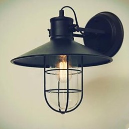 Lámpara de pared para sala de estar, almacén, industria, pasillo rural, bar, decoración de la cabecera de una cama, lámpara de pared