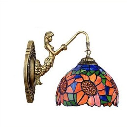 Lámpara de pared de hierro forjado creativa, estilo rural, estilo europeo, para Navidad