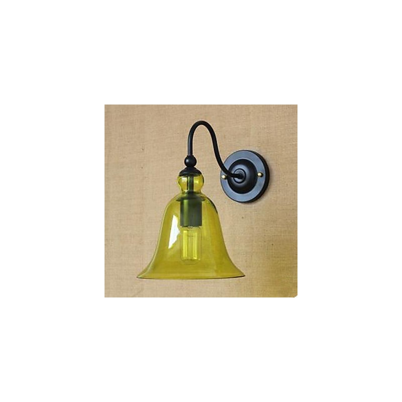 Lámpara de pared con pasillo de cristal para sala de estar con diseño contratado