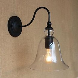 Lámpara de pared con pasillo de cristal para sala de estar con diseño contratado