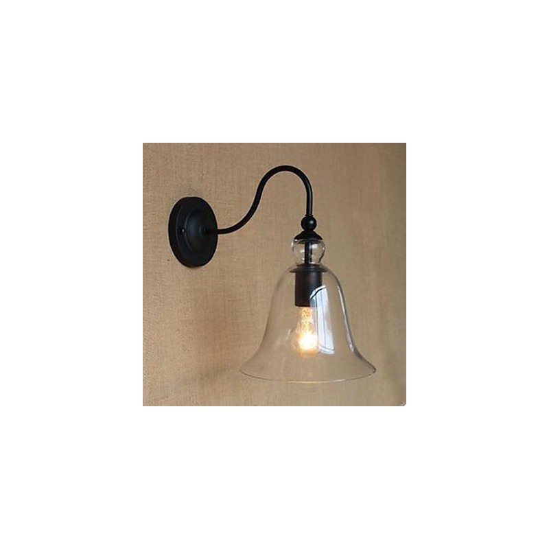 Lámpara de pared con pasillo de cristal para sala de estar con diseño contratado