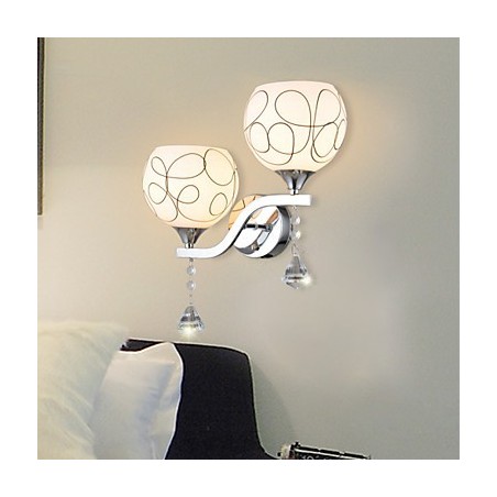 Lámparas de pared de cristal creativas, contemporáneas y contraídas. Lámparas de pared de cristal creativas, contemporáneas y contraídas.