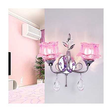 Lámparas de pared de cristal creativas, contemporáneas y contraídas. Lámparas de pared de cristal creativas, contemporáneas y contraídas.
