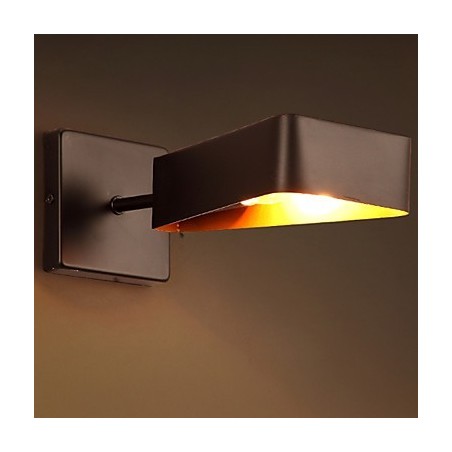 Lámpara de pared de hierro forjado con diseño creativo de estilo industrial que restaura las antiguas costumbres.