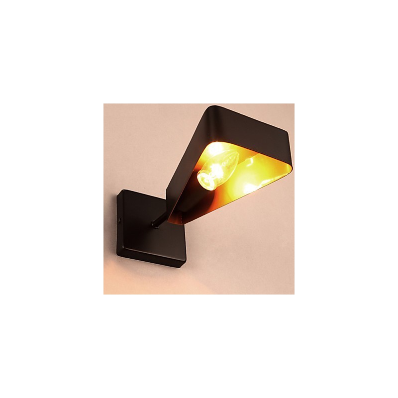 Lámpara de pared de hierro forjado con diseño creativo de estilo industrial que restaura las antiguas costumbres.