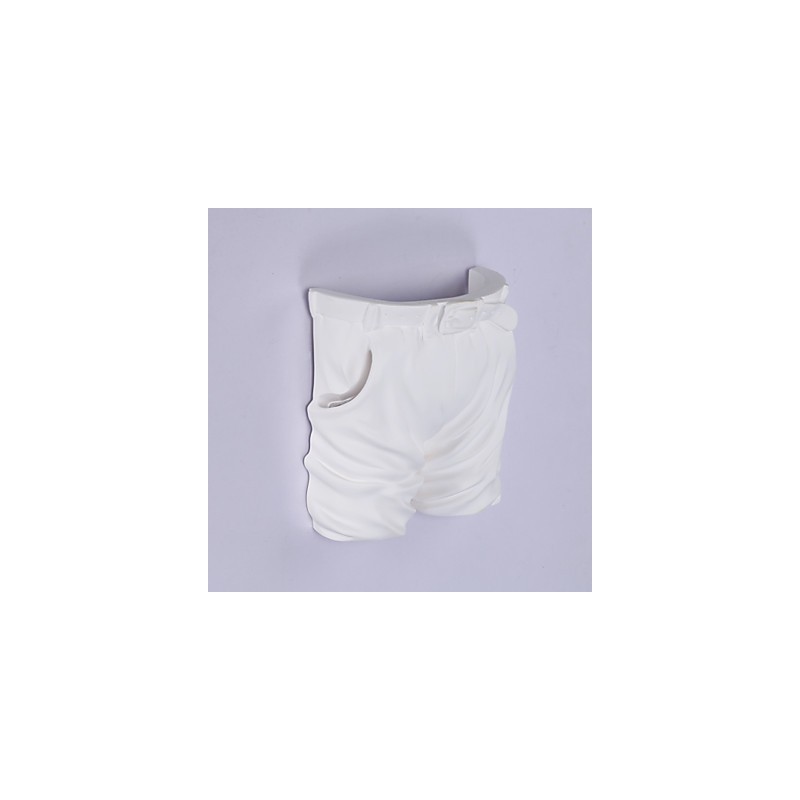 Lámpara de pared de yeso para habitación infantil, contemporánea y creativa, con diseño de pantalones.