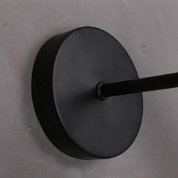 Lámpara de pared decorativa de hierro forjado con personalidad creativa y diseño retro de pomelo