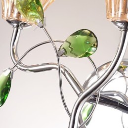 Lámpara de pared de cristal de estilo europeo, creativa, contemporánea y concisa.
