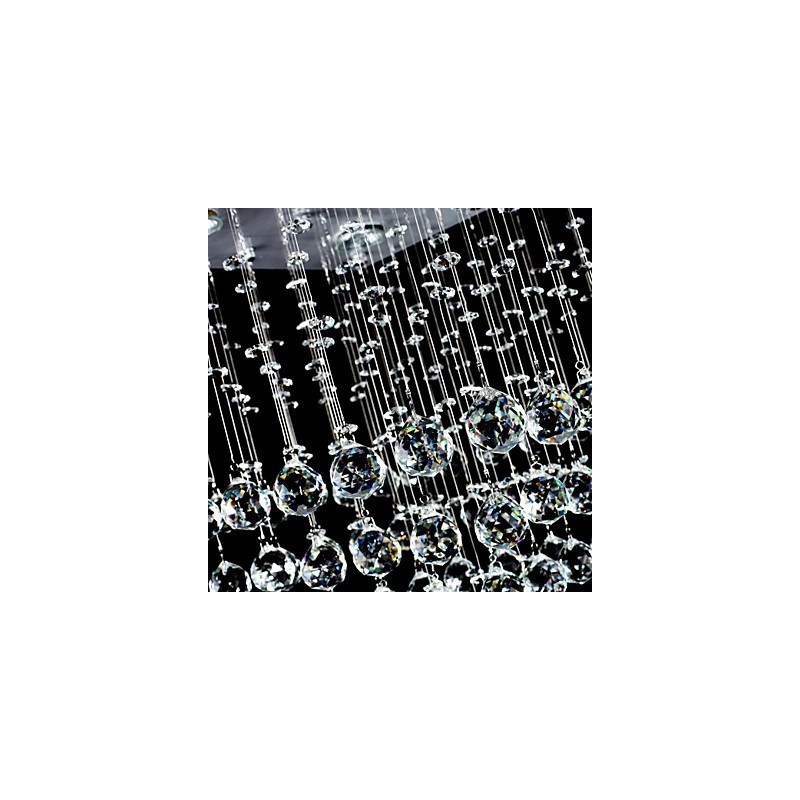 Lámpara empotrada moderna contemporánea de cristal galvanizado
