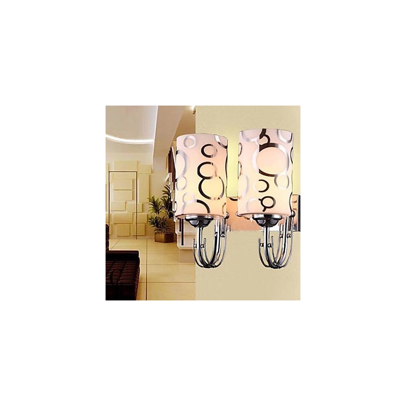 Lámparas de pared de cristal creativas, contemporáneas y contraídas.