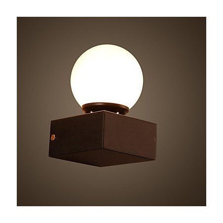 Lámpara de pared creativa Ball Loft, lámpara de pared de hierro forjado que restaura las luces antiguas. Lámpara de pared creativa Ball Loft, lámpara de pared de hierro forjado que restaura las luces antiguas.