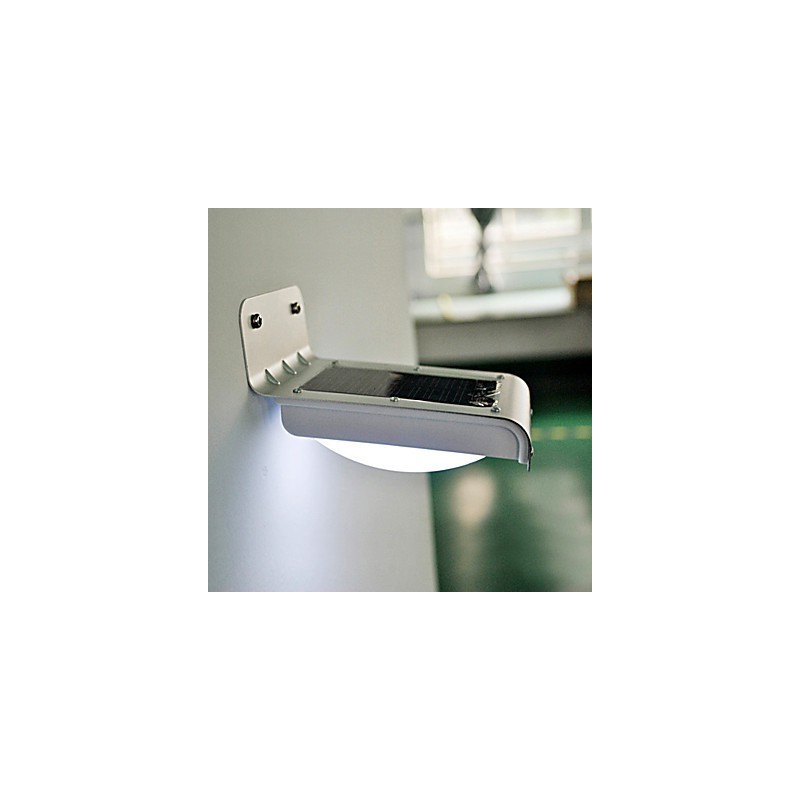 Lámpara de luz solar para exteriores con sensor de voz para valla de pared de jardín paisajístico