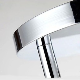 Lámpara de techo moderna contemporánea de 5 luces de metal con montaje empotrado