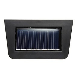 Lámpara de pared solar de color amarillo cálido con 2 faroles para terraza