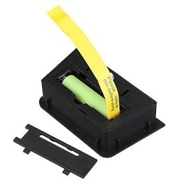 Lámpara de pared solar de color amarillo cálido con 2 faroles para terraza