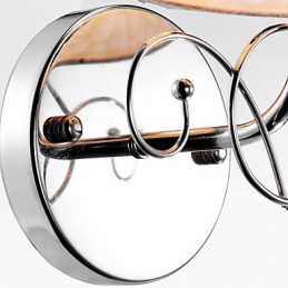 Lámpara de pared de cristal de estilo europeo, creativa, contemporánea y concisa.