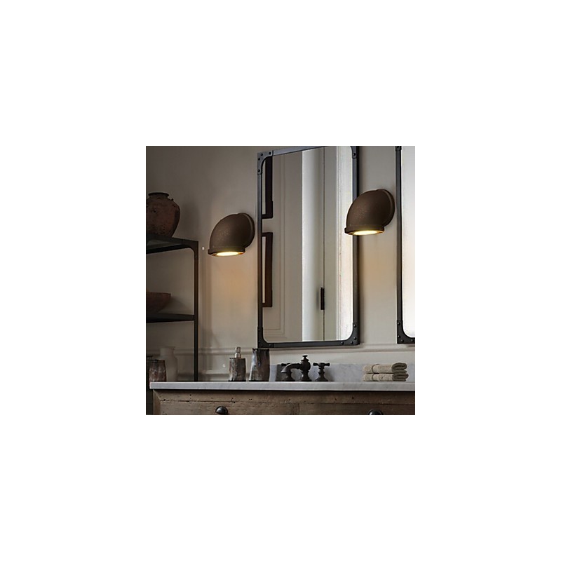 Lámpara de pared estilo loft con personalidad vintage para barra de bar, lámpara de pared con tubería de agua, iluminación para escaleras y balcones.