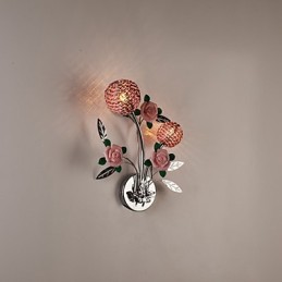 Apliques de pared Cristal Moderno Contemporáneo Metal