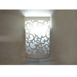 Lámpara de pared de madera TODO AZUL con decoración de alta calidad de patrones tallados o diseños