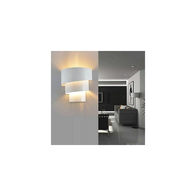 Lámpara de pared en espiral de diseño moderno y de moda de alta calidad, lámpara de pared creativa