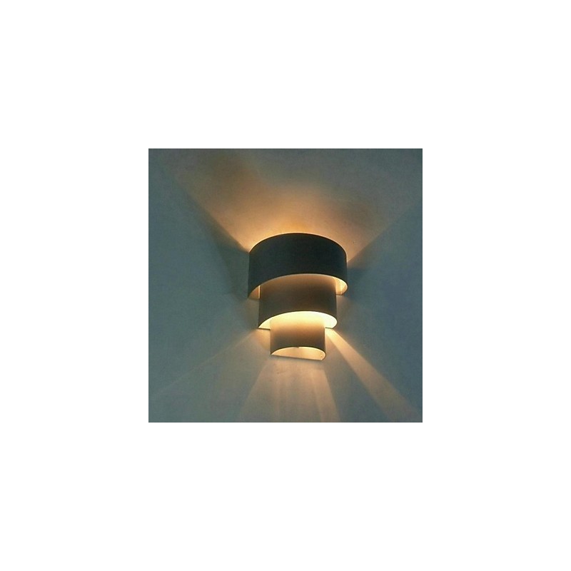 Lámpara de pared en espiral de diseño moderno y de moda de alta calidad, lámpara de pared creativa