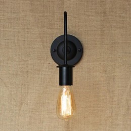 Lámpara de pared decorativa retro con personalidad creativa y simplicidad pastoral estilo americano para pasillos y escaleras.