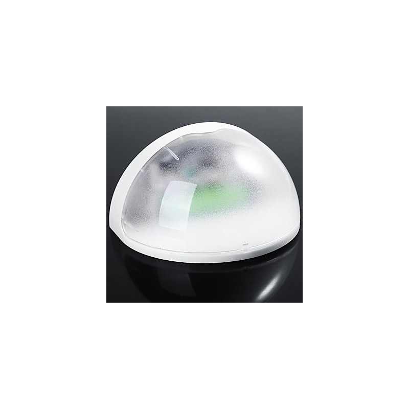 Lámpara solar para jardín exterior con sensor automático (blanca)