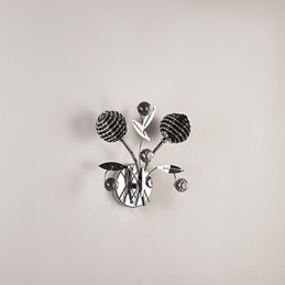 Apliques de pared de cristal estilo mini, modernos y contemporáneos de metal.