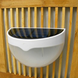 Lámpara de pared solar con control de sonido y luz para jardín, cerca y villa.