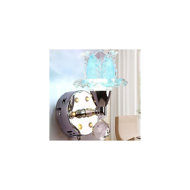 Lámparas de pared de cristal creativas, contemporáneas y contraídas.