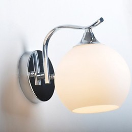 Lámparas de pared de cristal creativas, contemporáneas y contraídas.