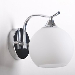 Lámparas de pared de cristal creativas, contemporáneas y contraídas.