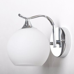 Lámparas de pared de cristal creativas, contemporáneas y contraídas.