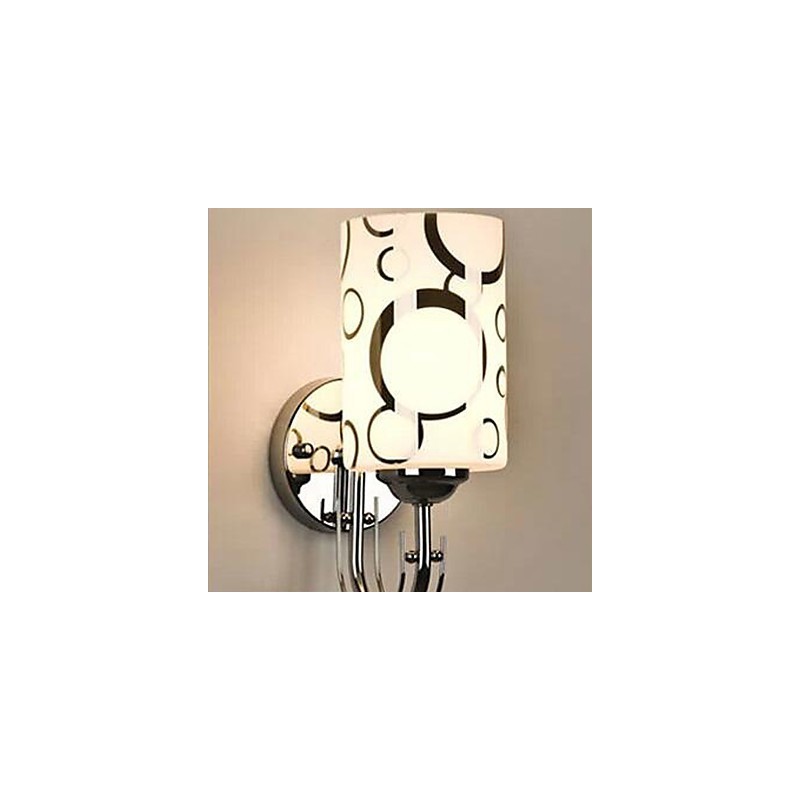 Lámparas de pared de cristal creativas, contemporáneas y contraídas.