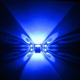 Lámpara de pared con forma de mariposa creativa