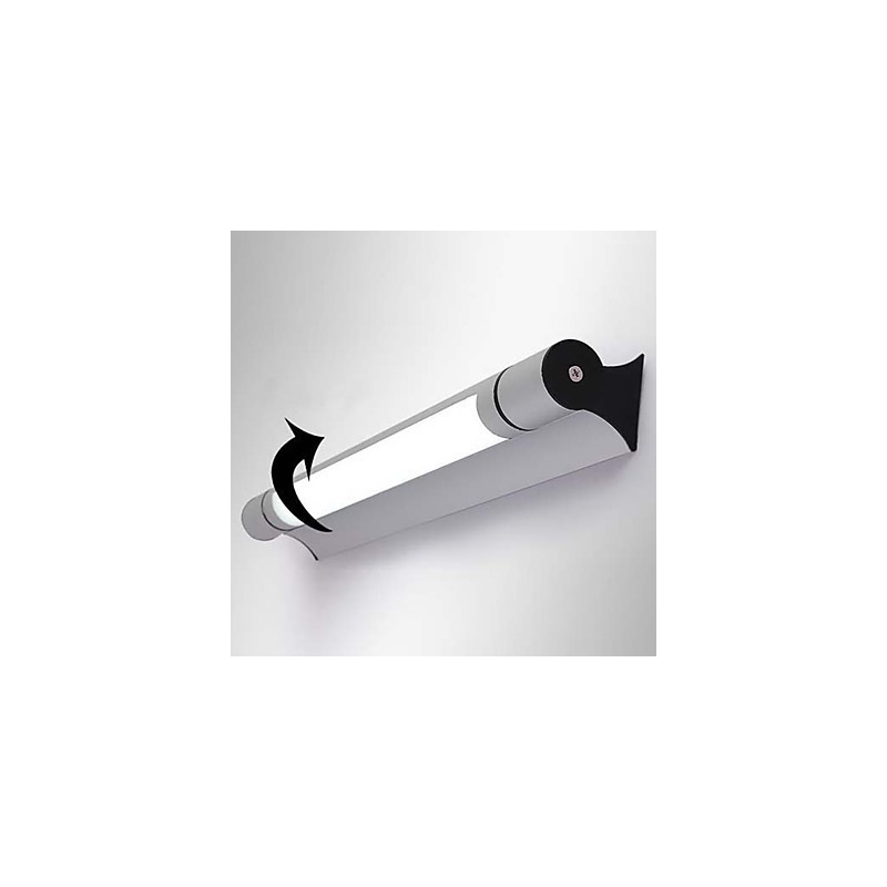 Iluminación de baño moderna contemporánea T5 de metal