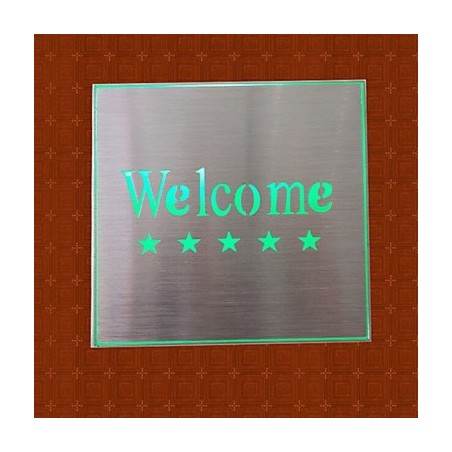 Lámpara indicadora de bienvenida del mercado del hotel Lámpara de pared creativa modelo bar Apliques de metal Lámpara indicadora de bienvenida del mercado del hotel Lámpara de pared creativa modelo bar Apliques de metal