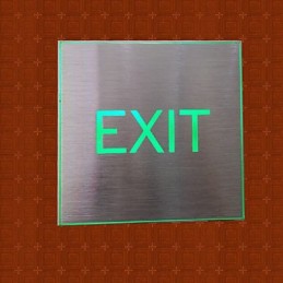 Lámpara de pared creativa EXIT del mercado del hotel, modelo Bar, apliques de pared de metal.