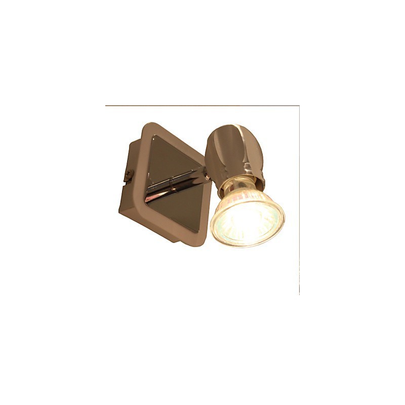 Apliques de pared cromados modernos para baño, 3 W
