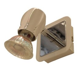 Apliques de pared cromados modernos para baño, 3 W