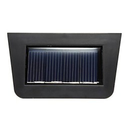 Lámpara de pared solar de color amarillo cálido con 2 faroles para terraza