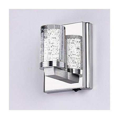 Mini lámpara de pared de 1 luz artística con baño de acero inoxidable Mini lámpara de pared de 1 luz artística con baño de acero inoxidable