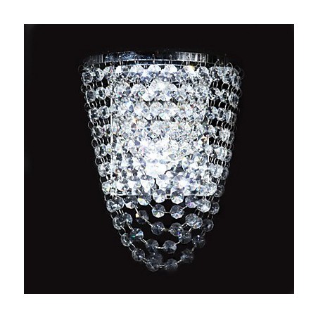 Lámparas de pared de cristal empotradas modernas y contemporáneas de metal Lámparas de pared de cristal empotradas modernas y contemporáneas de metal