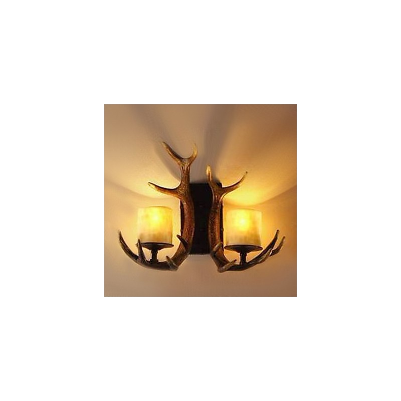 Aplique de pared con 2 luces en Antlers Feature