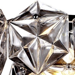 Apliques de pared de cristal modernos contemporáneos G9 Crystal
