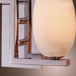 Aplique de pared de cristal con 2 luces y pantalla en forma de botella